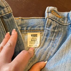 Levi jeans style 505 regular fit straight leg